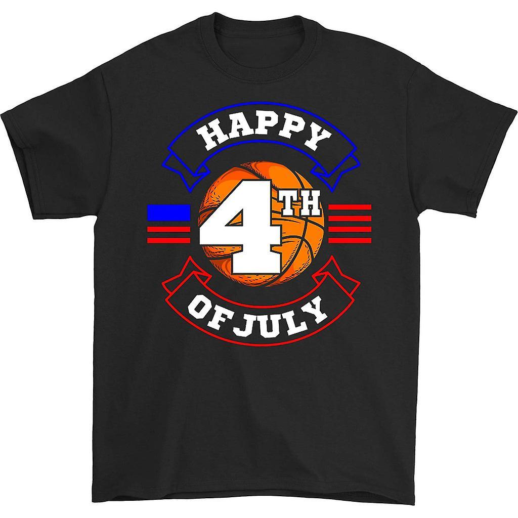 HISHARK Happy 4th of july 90s t-shirt black M