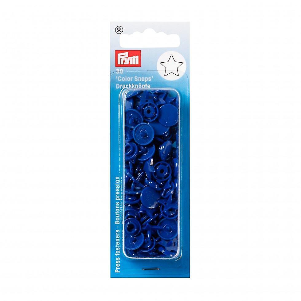 Prym Star Snaps Press Fasteners  Royal Blue - per pack of 30