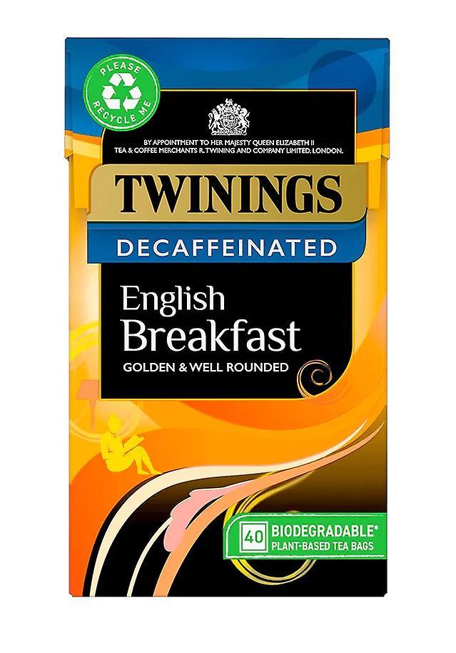 Twinings, English Breakfast Decaffeinated, 40 tea bags (PACK OF 3)