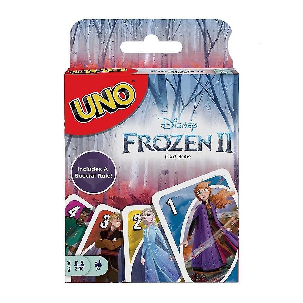 Slowmoose Mattel Games Uno Series Card For Family Party Board Classic Fun Poker Playing UNO Disney Frozen 2