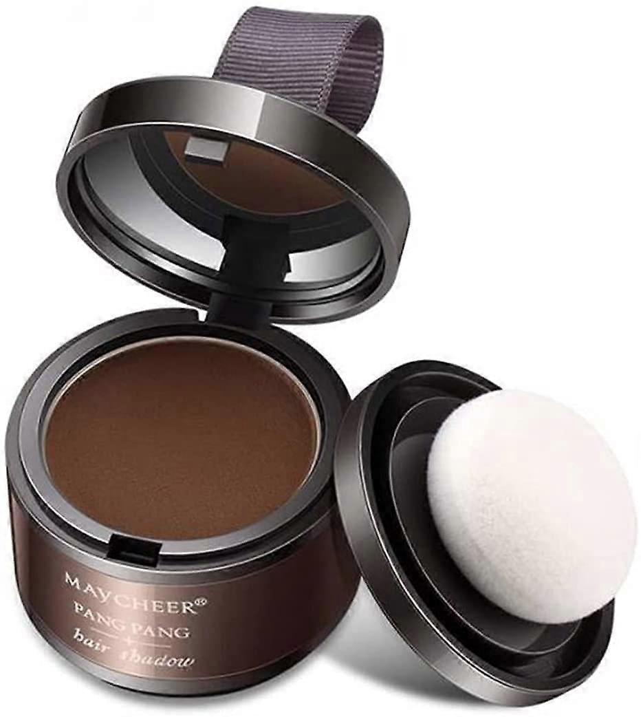 Botribas Hairline Powder, Hairline Shade Cover Powder for Filling Thinning Hair, Hair Root Concealer for Makeup Brown