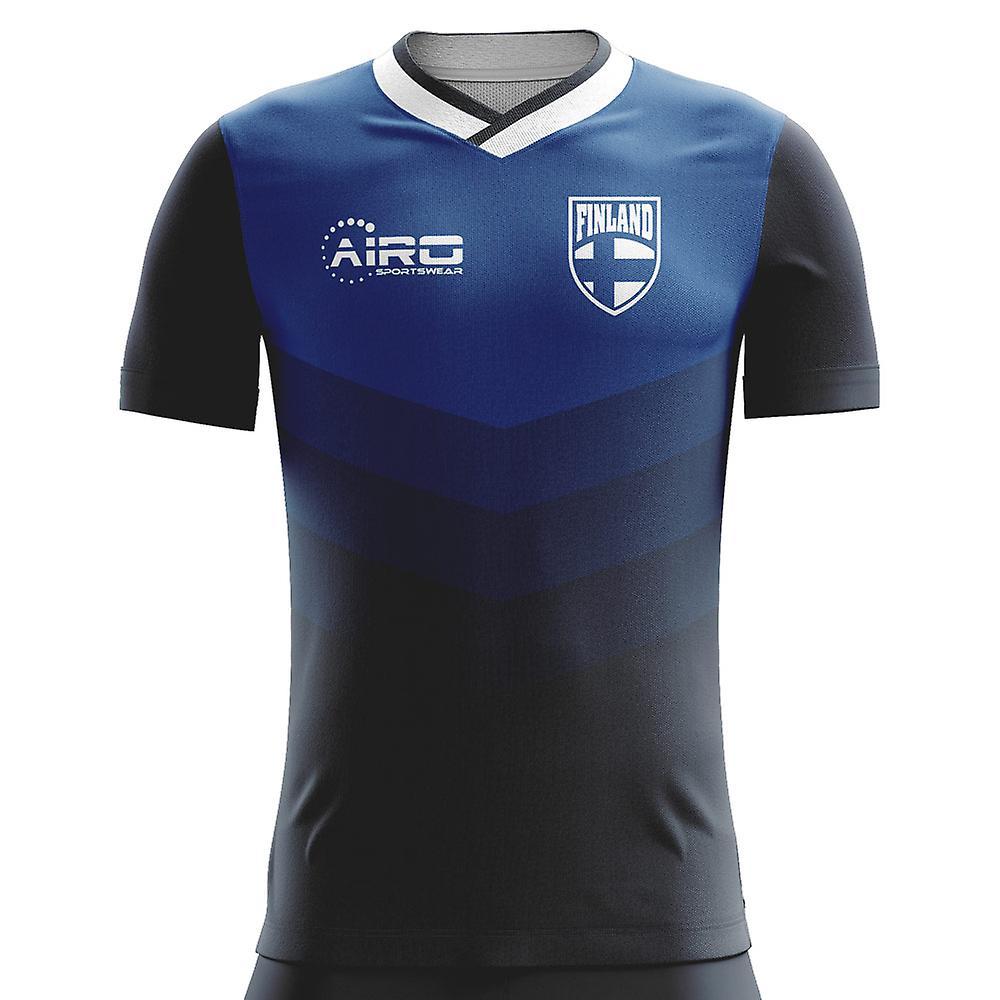 Airo Sportswear 2024-2025 Finland Away Concept Football Shirt Black XL