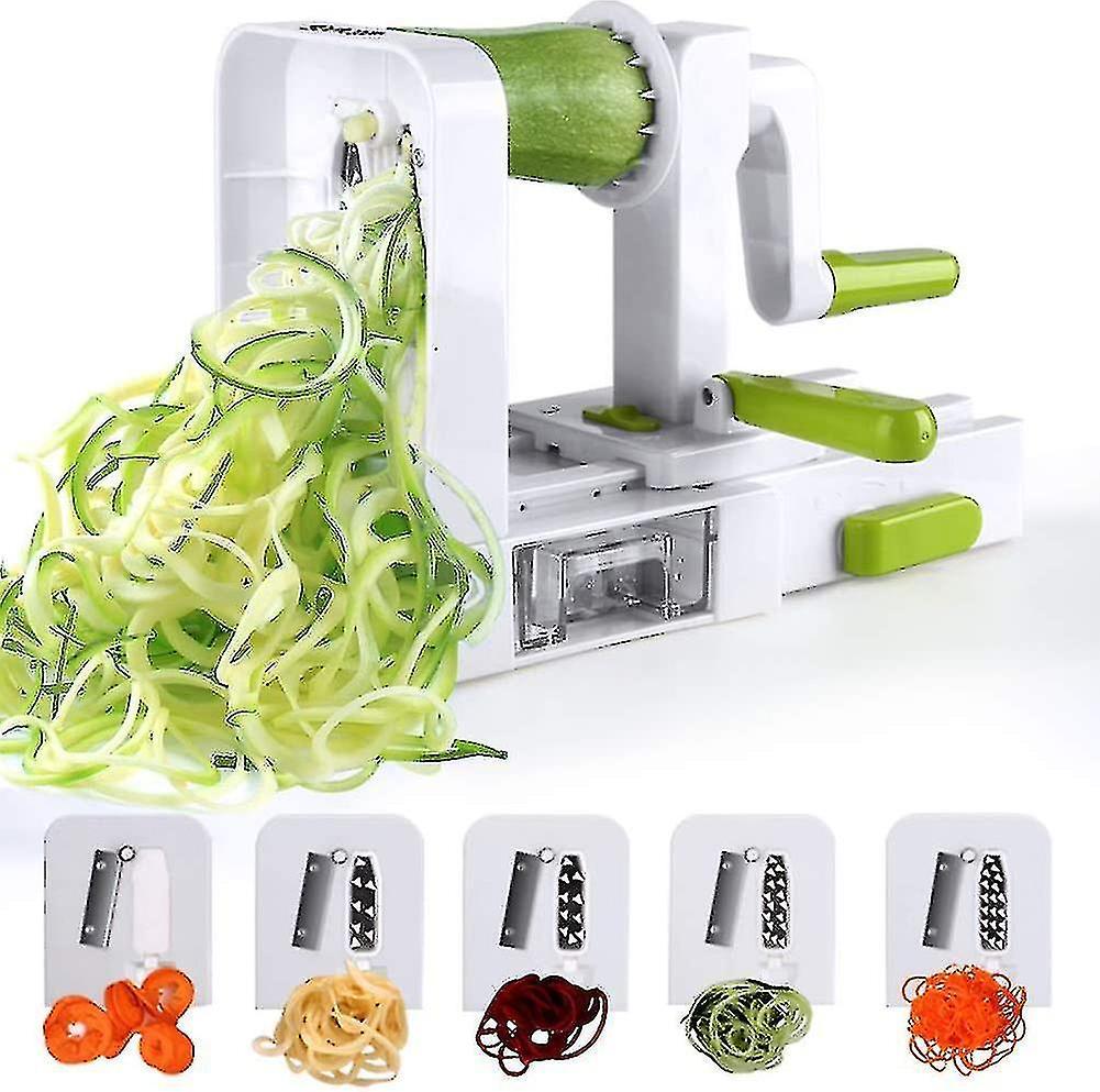 Banmo Spiralizer 4 -blade Vegetable Spiralizer Foldable Spiral Slicer Zucchini Noodle Veggie Pasta Spaghetti Maker