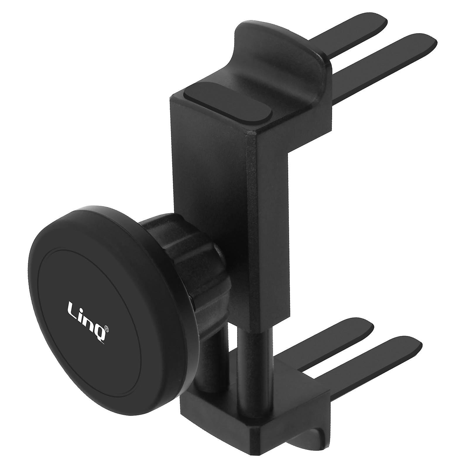 LinQ MagSafe 15W Car Mount Vent Mount Round, Black