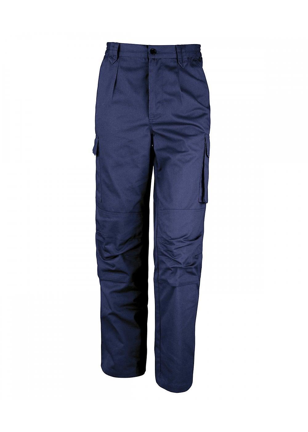 Result Workguard Men's Result Work-Guard Action Trousers R308X Navy Ll