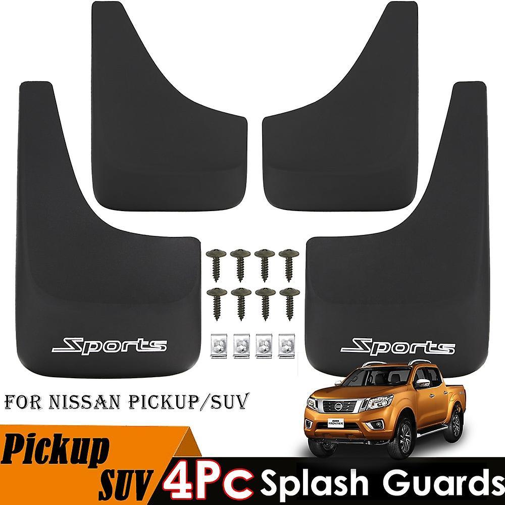 Hcankcan Mud Flaps Splash Guards For Nissan Navara Frontier Brute D40 D22 Np300 Nv200 Titan A60 A61 Pathfinder 4x4 Terrano Patrol Armada 4pcs