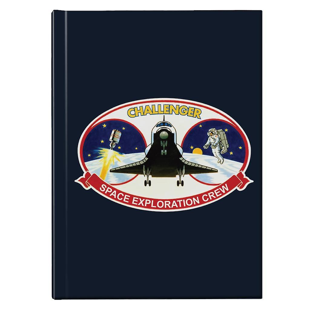 NASA STS 41B Challenger Mission Patch Hardback Journal Navy Blue 13 x 18.5 cm