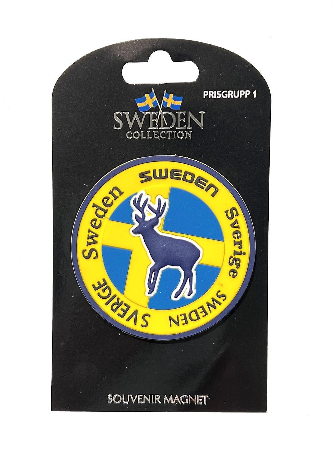 Joker Magnet Souvenir Flag Sweden Deer