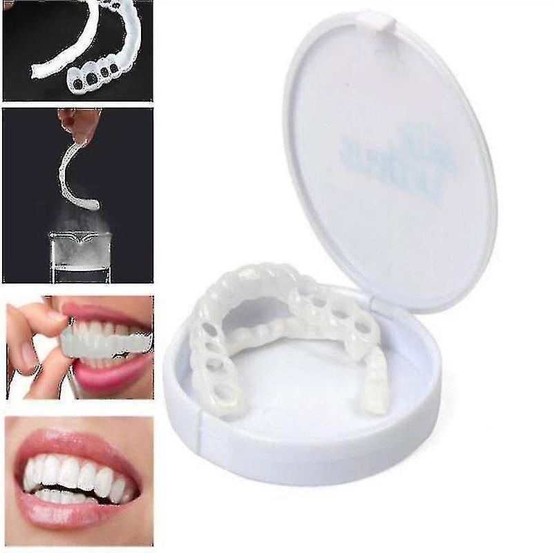 Honestar 2-pack Snap-on Dentures Denture Veneers Denture Braces Plus Denture...