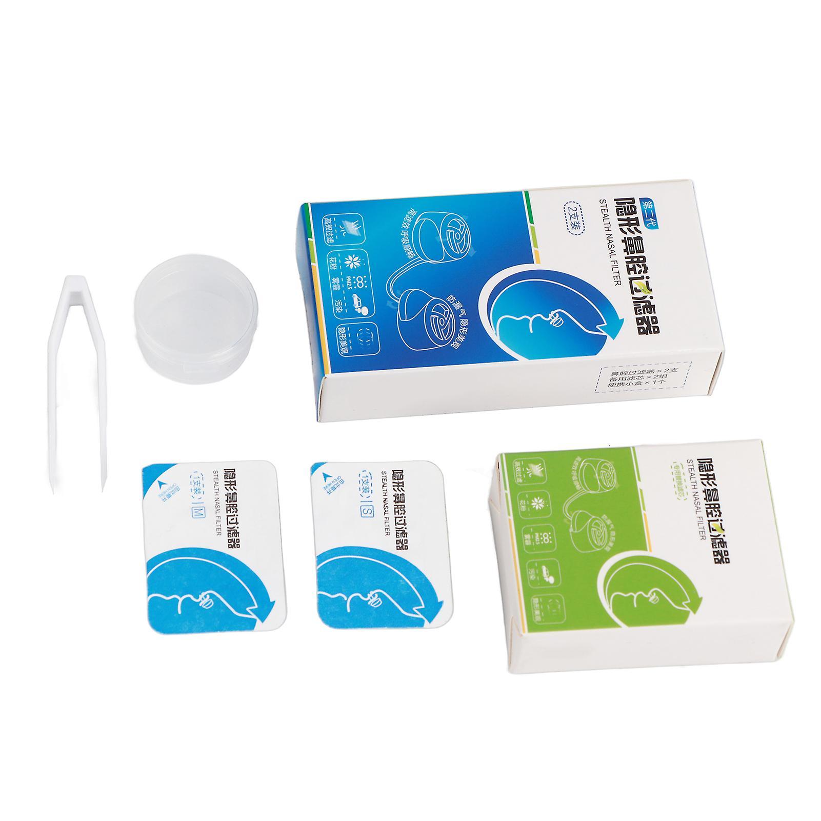 Allergy Relief and Air Pollution Defense Nasal Filters - Super Defense for Allergy Relief, Pollen and Air Pollution Defense - Invisible Nose Mask