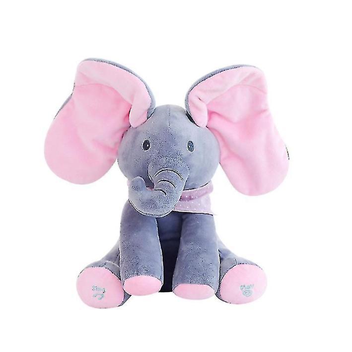 Wfuo Electric Plush Elephant Hide And Seek Children's Toys, Educational Toys