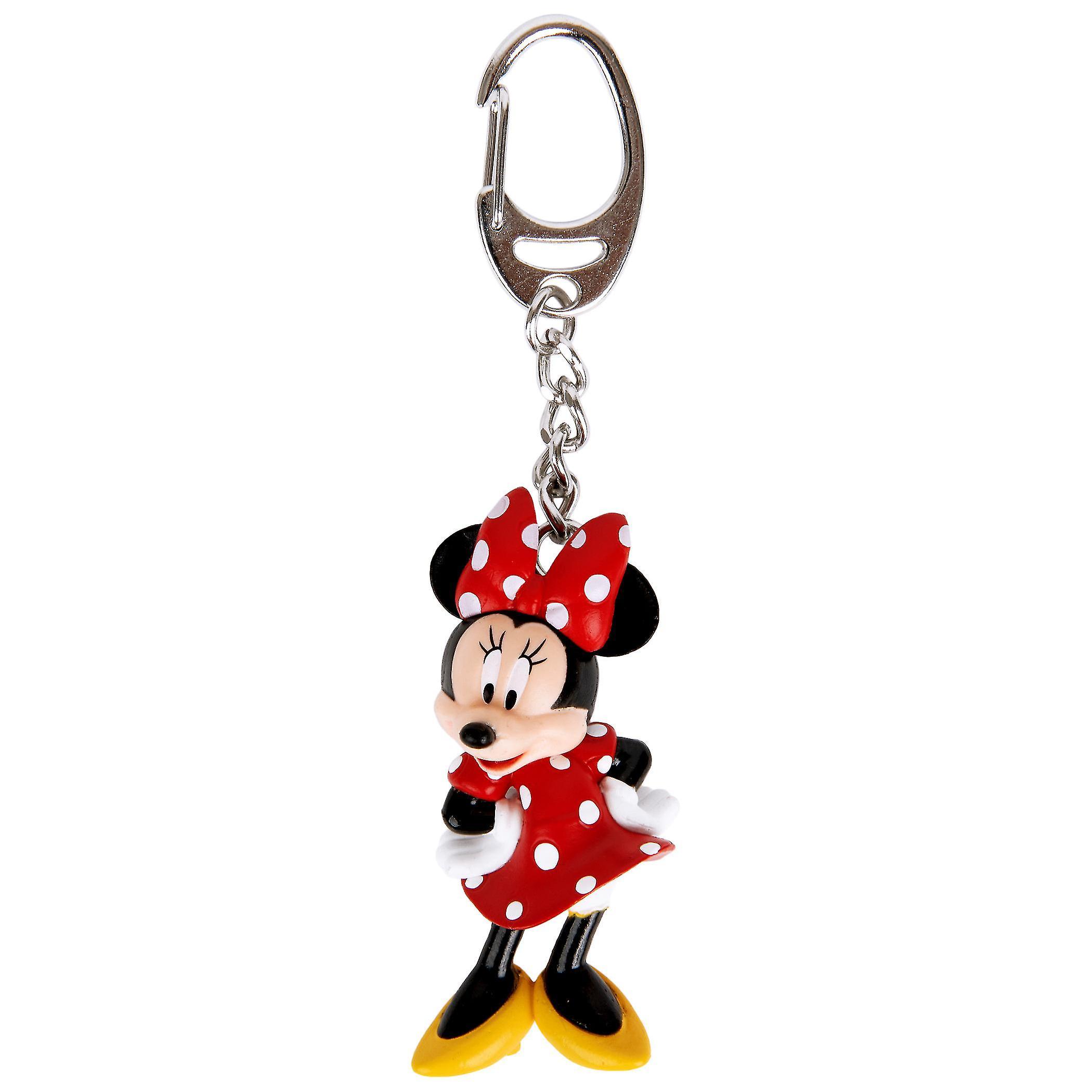 Cartoons Disney Minnie Mouse Plastic Keychain Multi-Color