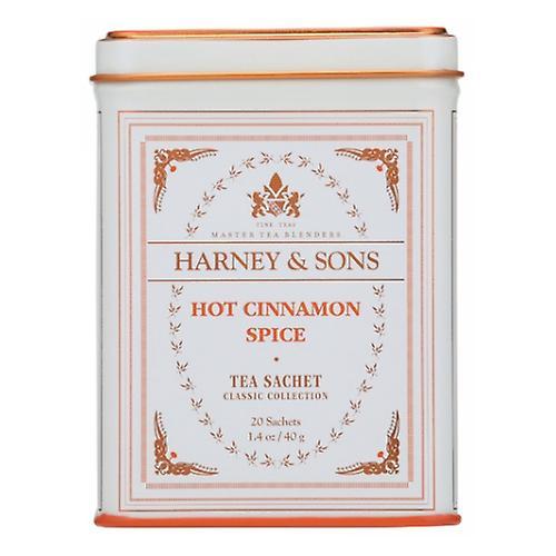 Harney & Sons Hot Cinnamon Spice Tea, 20 Bags (Case of 4) (Pack of 1)