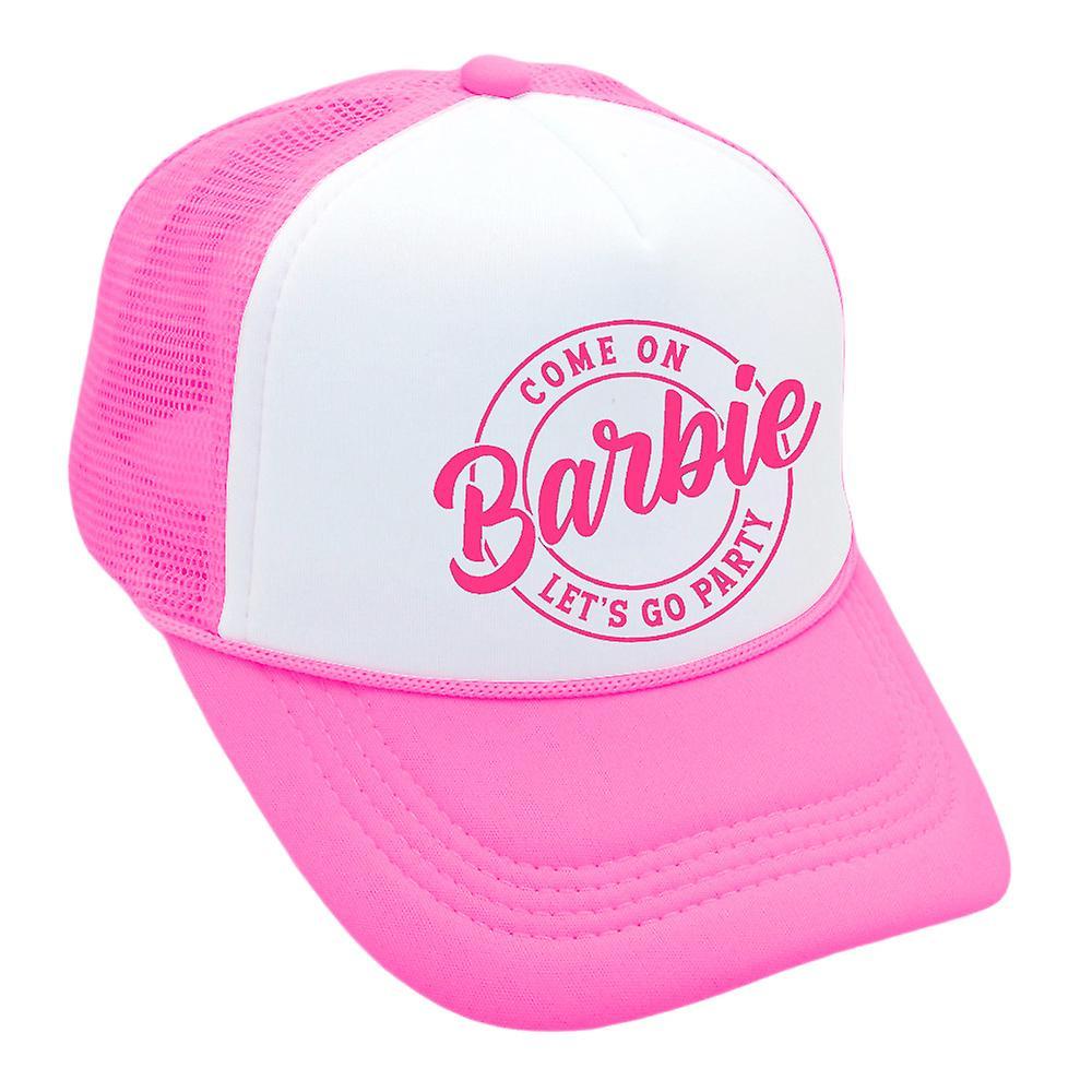 Manchalk Womens Barbie Mesh Breathable Baseball Sports Cap Adjustable Trucker Sun Hat Gifts B