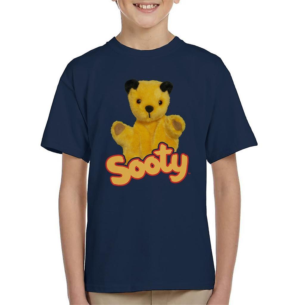 Sooty Wave Logo Kid's T-Shirt Navy Blue X-Small (3-4 yrs)