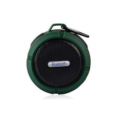 Slowmoose Portable Speaker Bluetooth-wireless Music Subwoofer Army Green