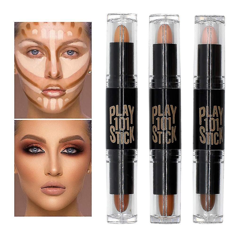 Langray Concealer, Contour Sticks, Contour Kit, Highlight Stick, Contour And Highlight In One, 6 Color Makeup Concealer Contour Pen