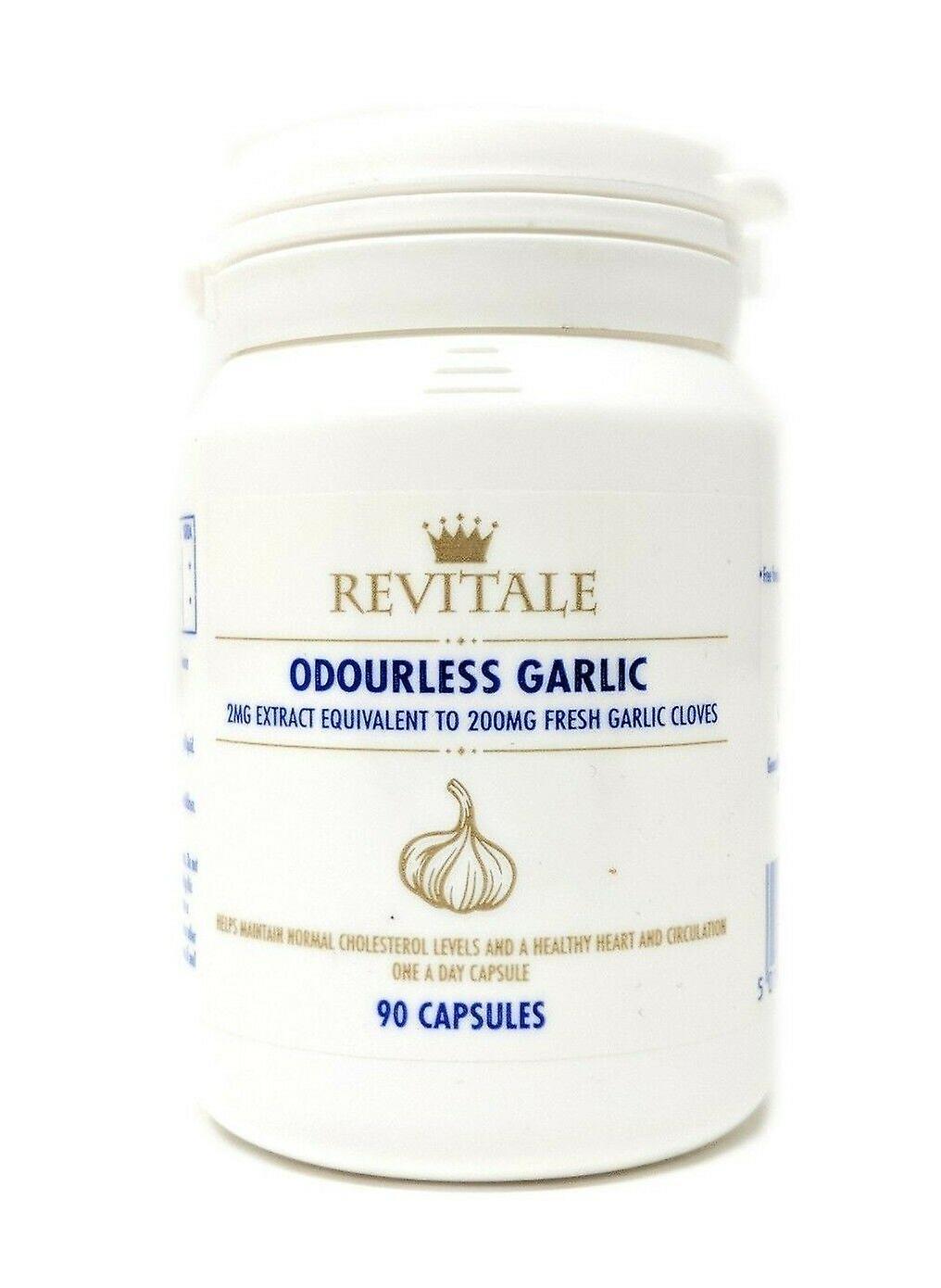 Revitale Odourless Garlic - 90 Softgel Capsules - 2MG Extract