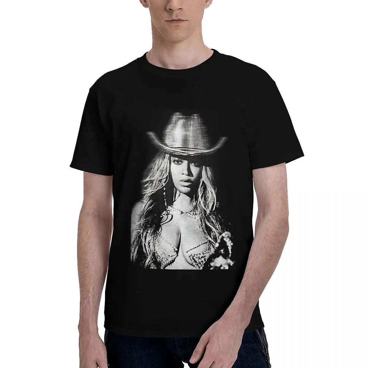 Dlelv Beyonce Renaissance Tour 2023 T Shirt Men Crew Neck Pure Cotton New Movie Shirt Pure Cotton Gift Idea Clothing black XXXL