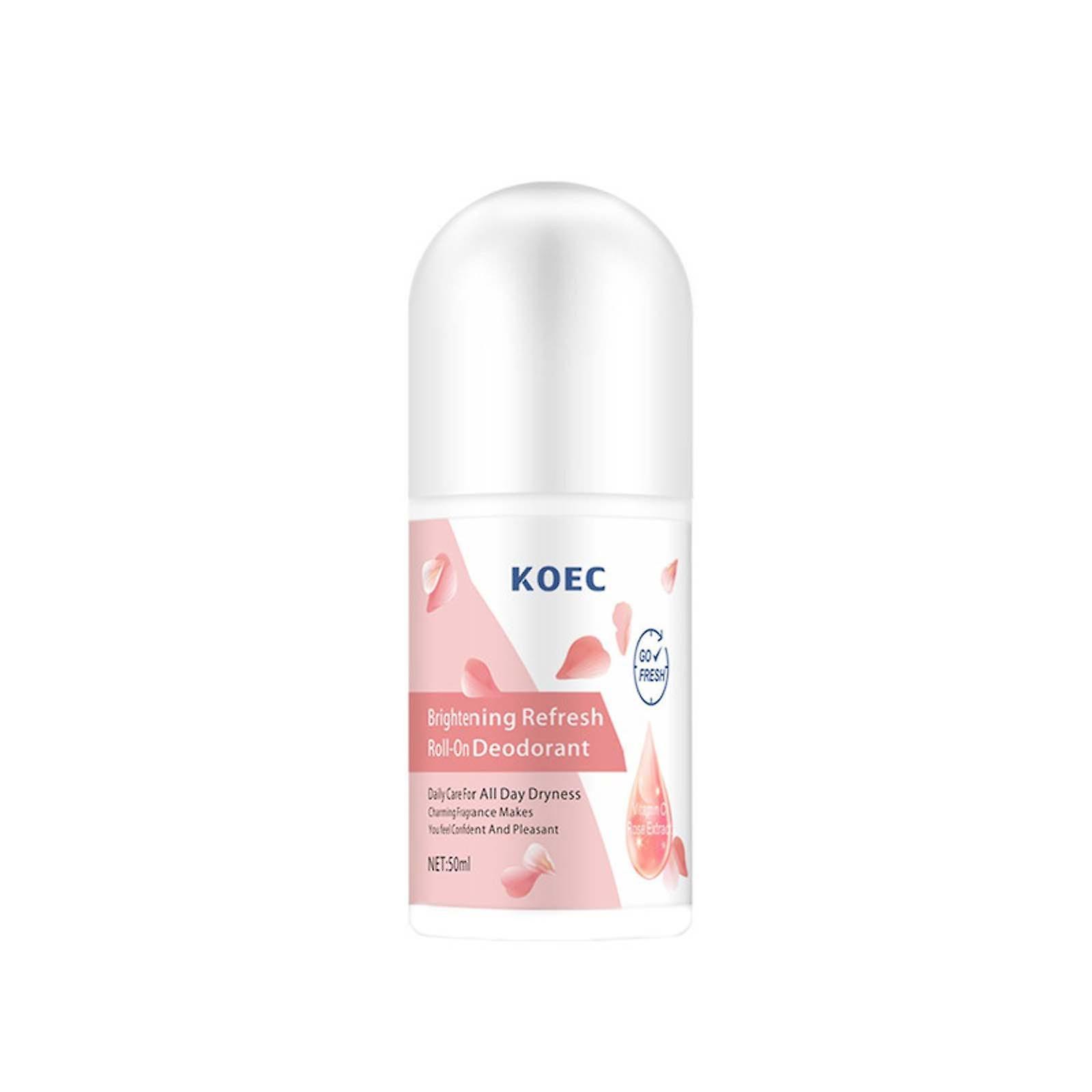 Kuankuanbao Rose Refreshing Rolling Beads 50ml Body Lotion Pink