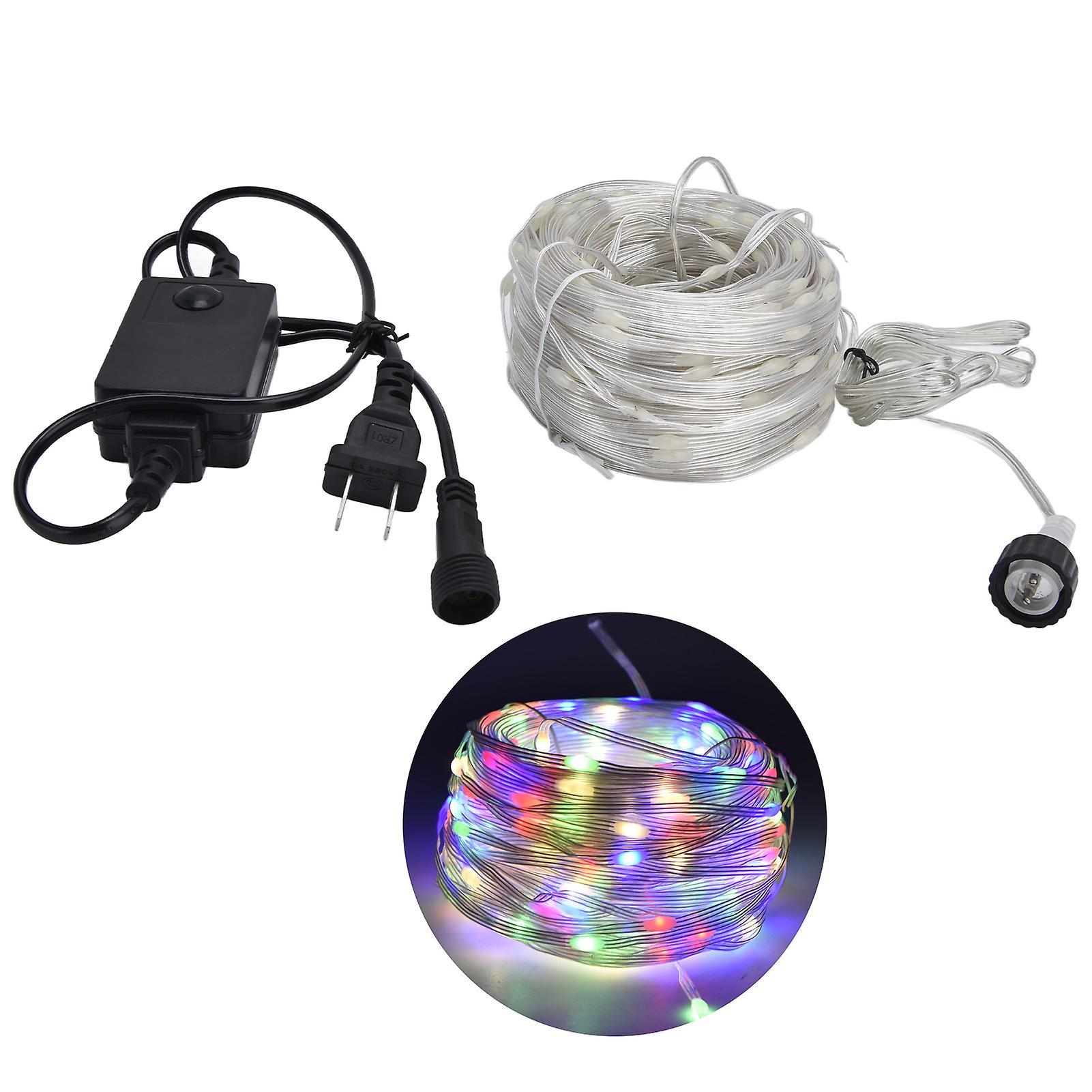 LED Copper Wire Light 164ft 400LED Low Voltage Safe Waterproof Light String