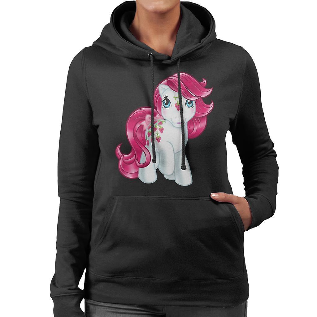 My Little Pony Strawberry Women's Hooded Sweatshirt Black XX-Large