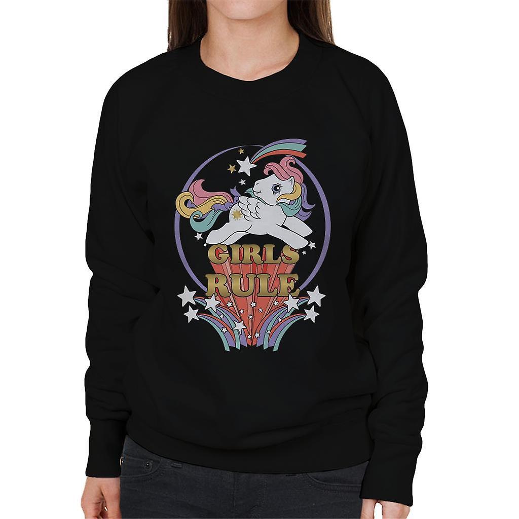 My Little Pony Girls Rule Women's Sweatshirt Black Small