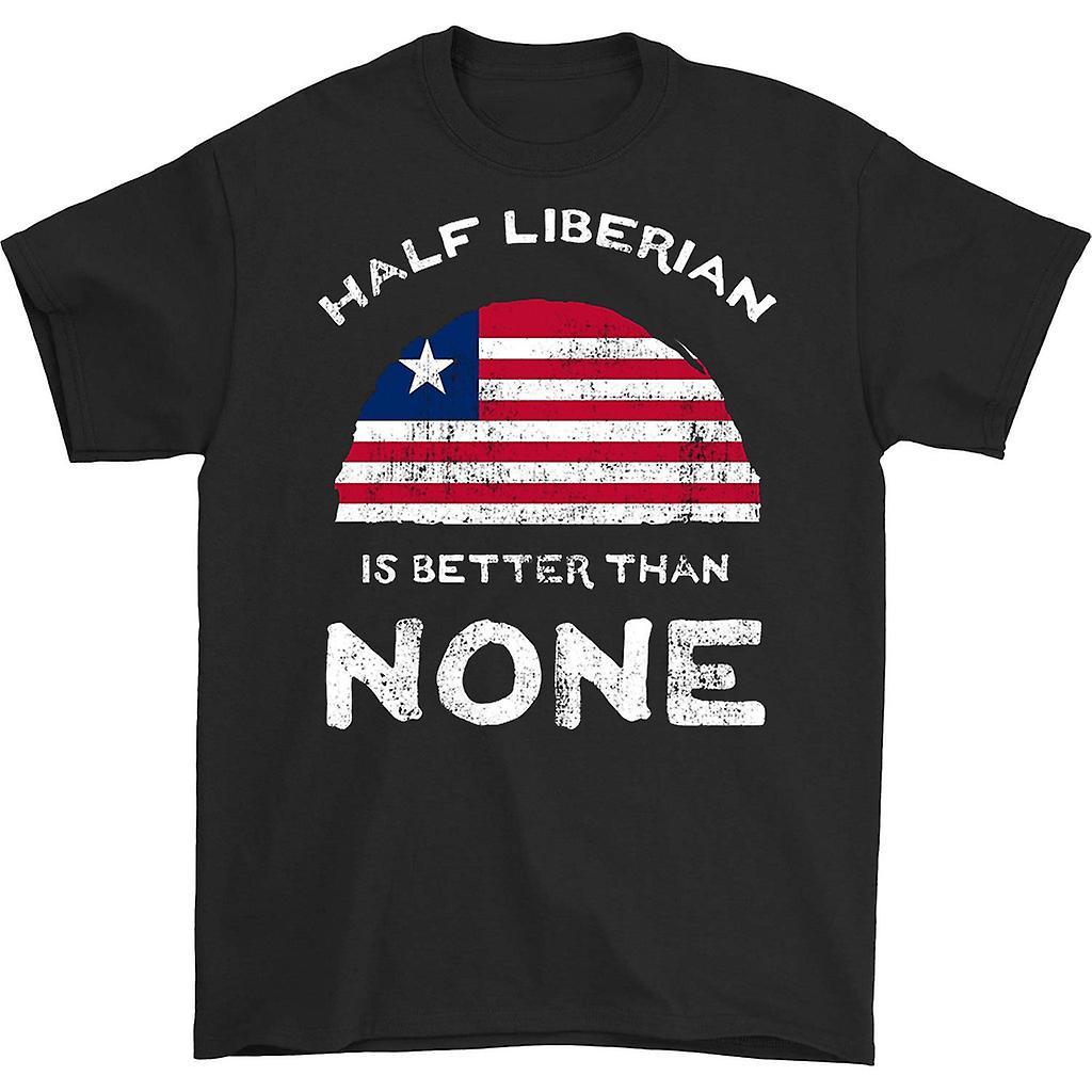 HISHARK Half liberian is better than none t-shirt black XL