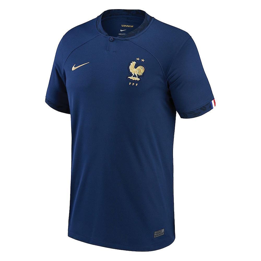 Nike 2022-2023 France Home Shirt Navy L