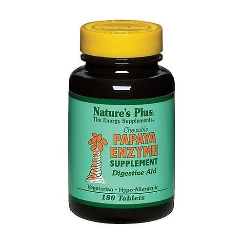 Nature's Plus Chewable Papaya Enzime 180 tablets