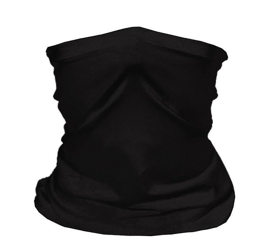 Global Items Multifunctional Bandana with Filter Pocket Black/Black One-size