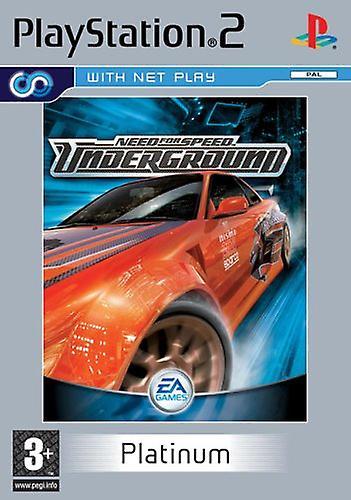 PlayStation 2 Need for Speed Underground Platinum (PS2) - PAL - New & Sealed