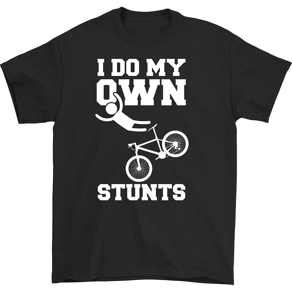 HISHARK I Do My Own Stunts T-shirt Black S