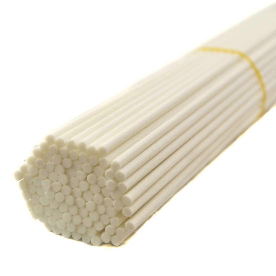 Zhiyi 100 Pcs Diffuser Sticks Fiber Sticks Fragrance Diffuser Volatile Rod Fragrance Diffuser DIY Rattan Refill Sticks (Length 19cm-Diameter 3mm, W..