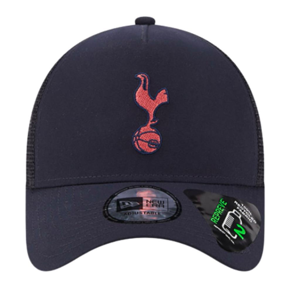 New Era 2023-2024 Tottenham Hotspur FC Repreve Navy A-Frame Trucker Cap One Size