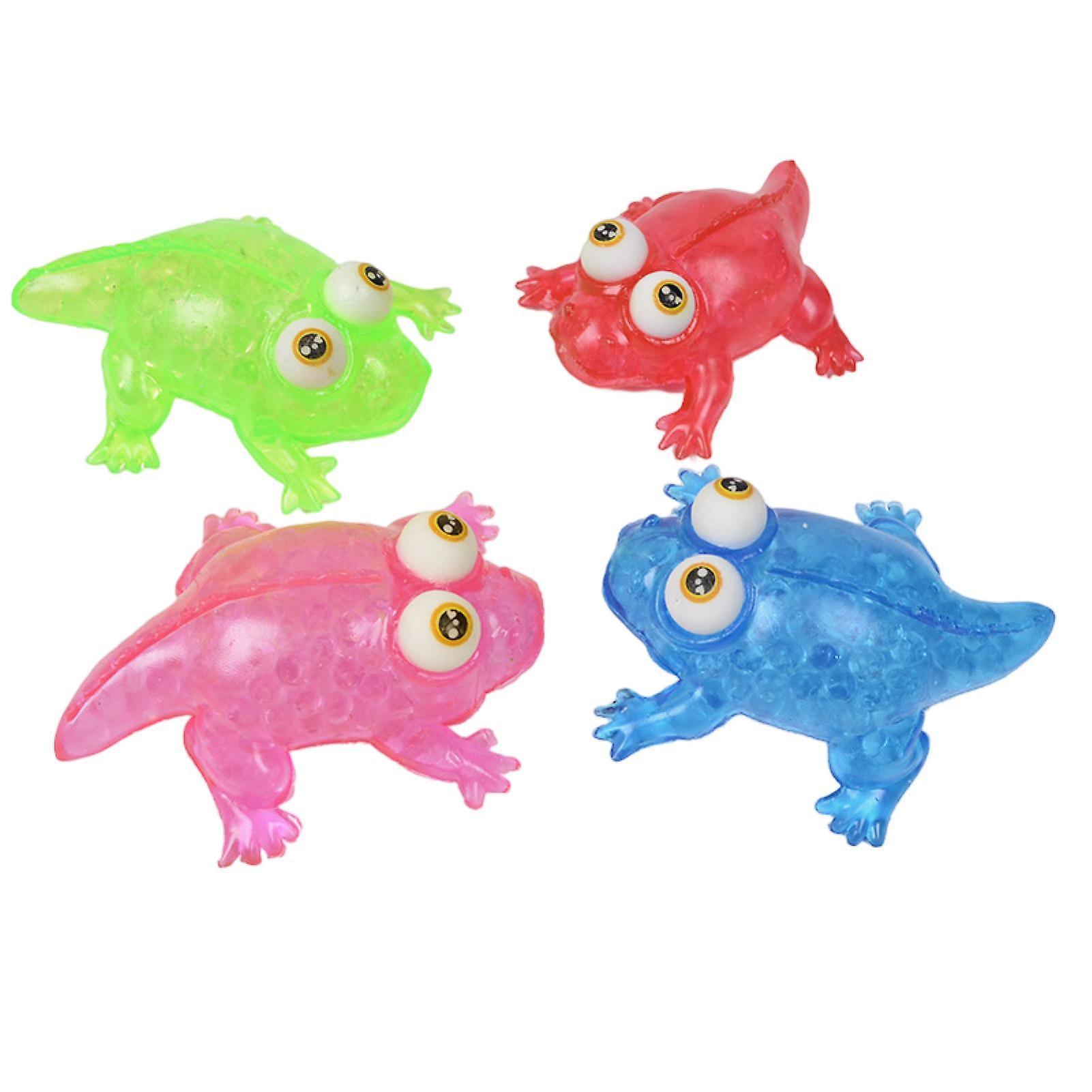 Haloppe Squishes Squeeze Toy Big Eyes Crocodile Soft TPR Flexible Grape Ball Decompression Pinch Toy Animal Fidget Stress Relief Trick Toy Children...