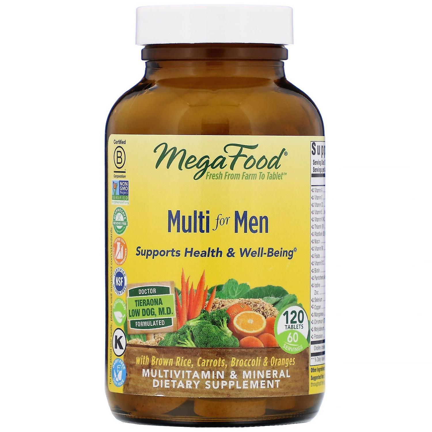 MegaFood, Multi for Men, 120 Tablets