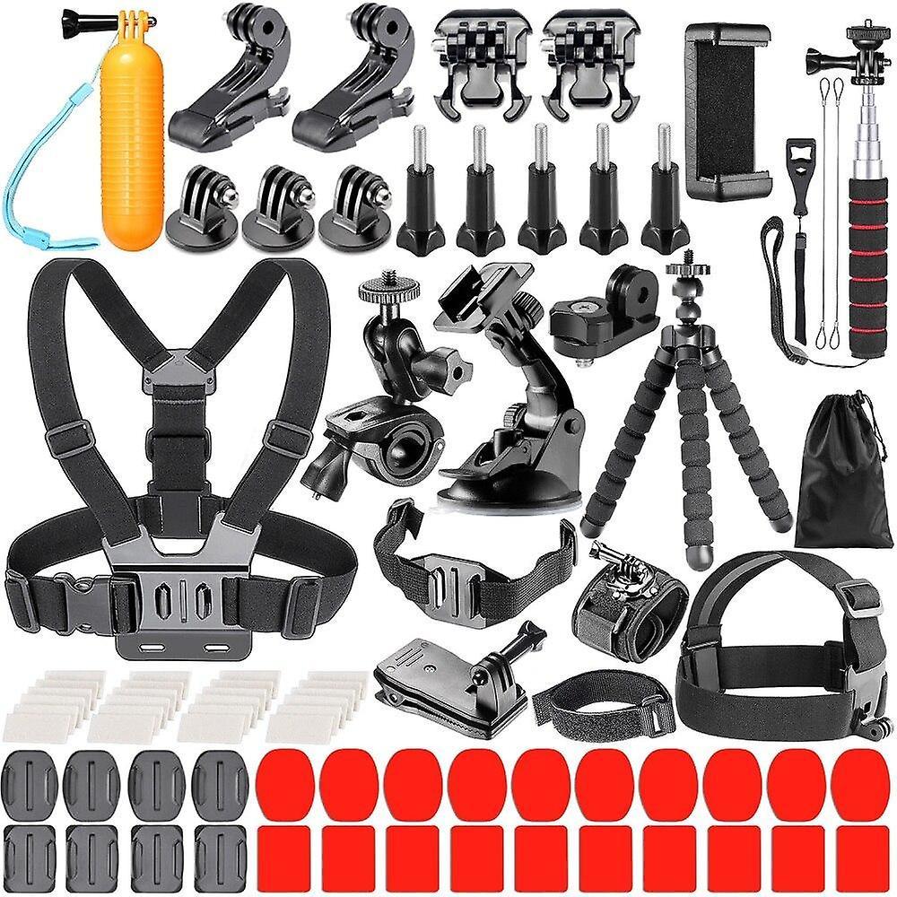 Slowmoose 83 In 1 - Action Camera Accessories Kit