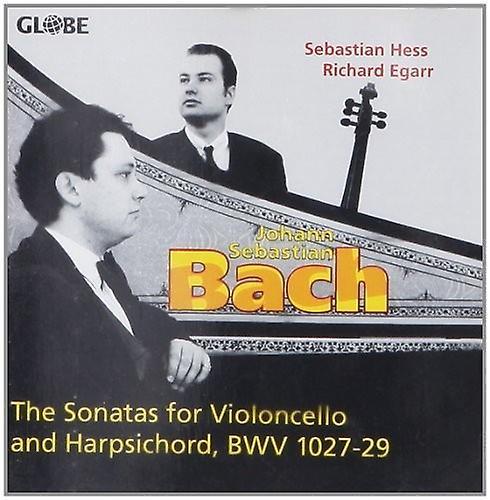 Globe Bach,J.S. / Hess / Egarr - Sonatas Violoncello & Harpsichord  [COMPACT DISCS] USA import