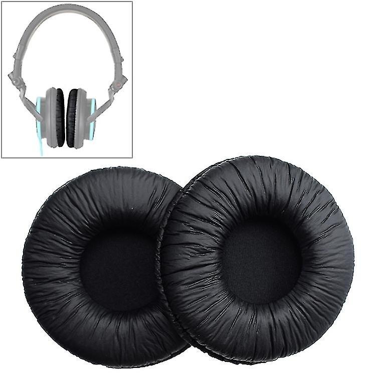 Guangzhou Yunlan Trading Co., 2 PCS For SONY MDR-V55 Earphone Cushion Leather Cover Black