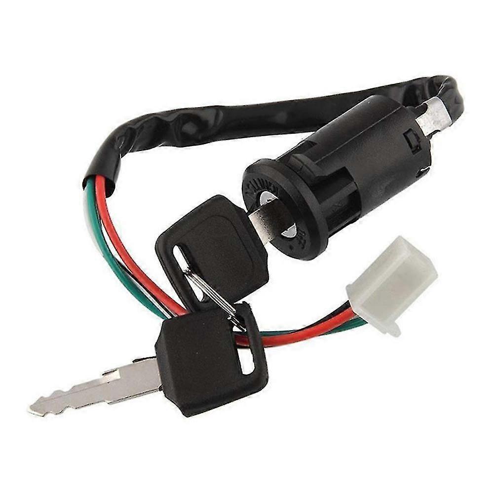 Lycxames Universal Motorcycle Motorbike Ignition Switch Key With Wire For ATV Moto Accessories Motorbike Start Switch