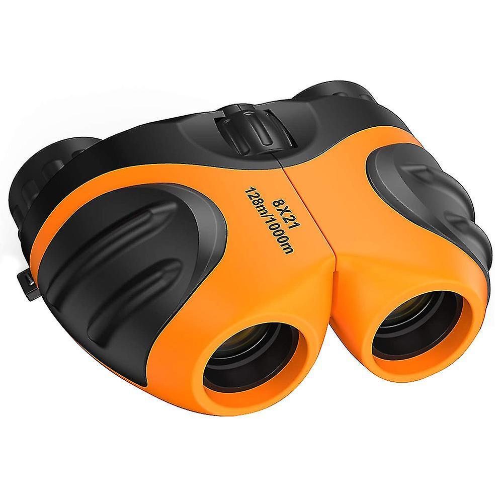 Bxs Binocular For Kids, Compact Waterproof Binocular Telescope Teen Boy Birthday Gifts orange