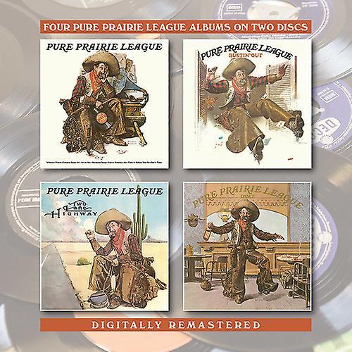 Bgo - Beat Goes On Pure Prairie League - Pure Prairie League / Bustin Out / Two Lane Highway / Dance [COMPACT DISCS] UK - Import USA Import