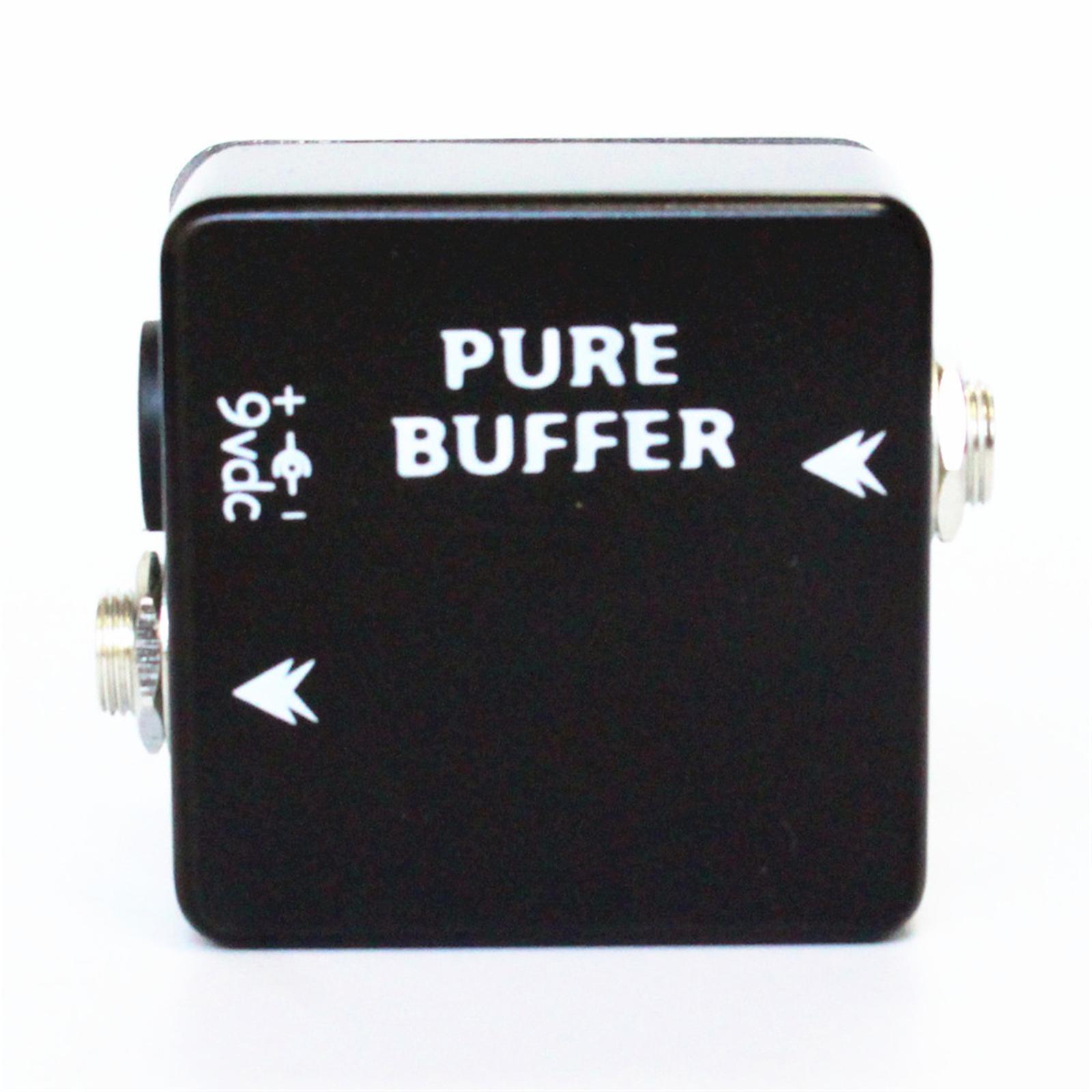 Niutu0 Mosky Pure Buffer Guitar Effect Pedal Professional Effect Pedal Mini Size Black