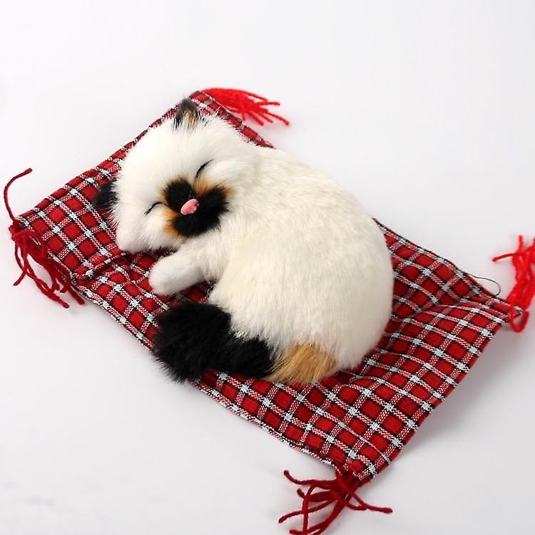 Slowmoose Sleeping Cat Animal Cloth Cushion Model Home Decoration- Simulation Doll Plush A02