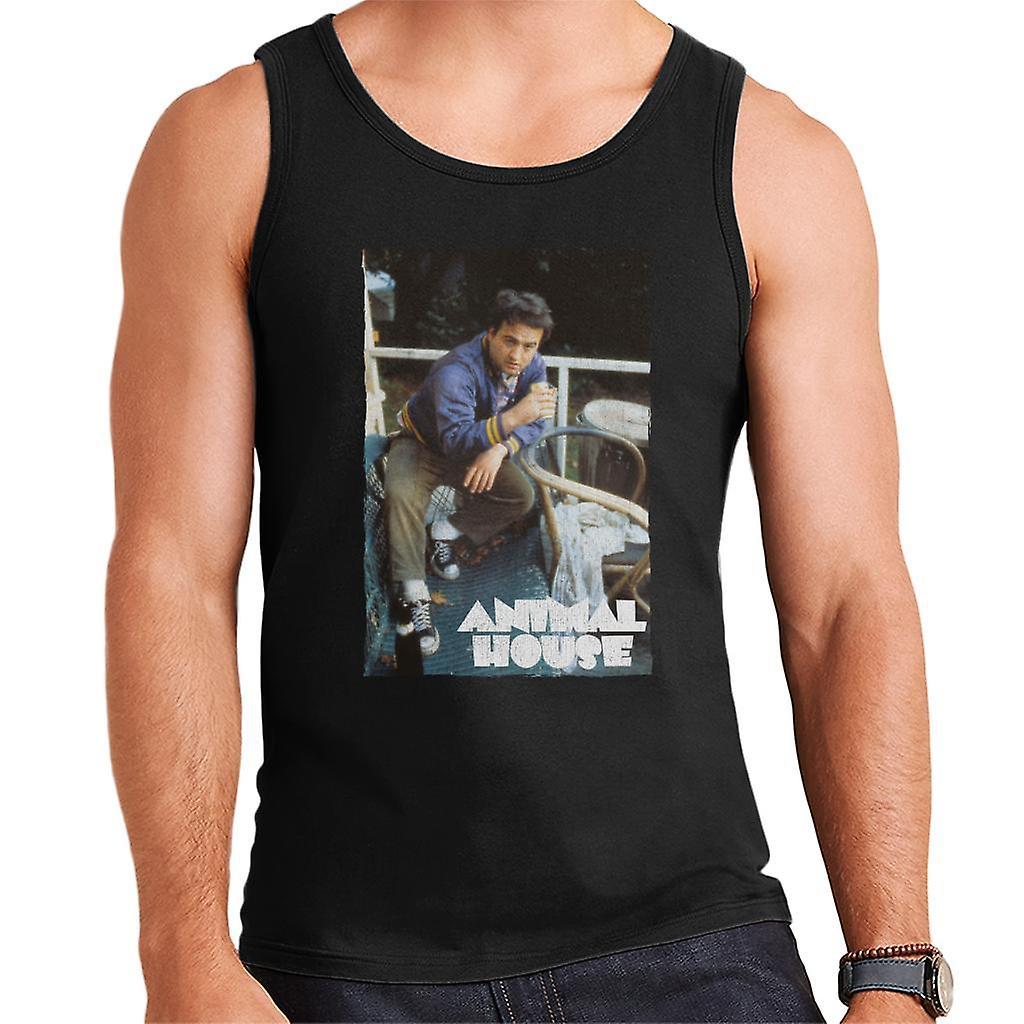 Animal House John Bluto Blutarsky Drinking Men's Vest Black Large