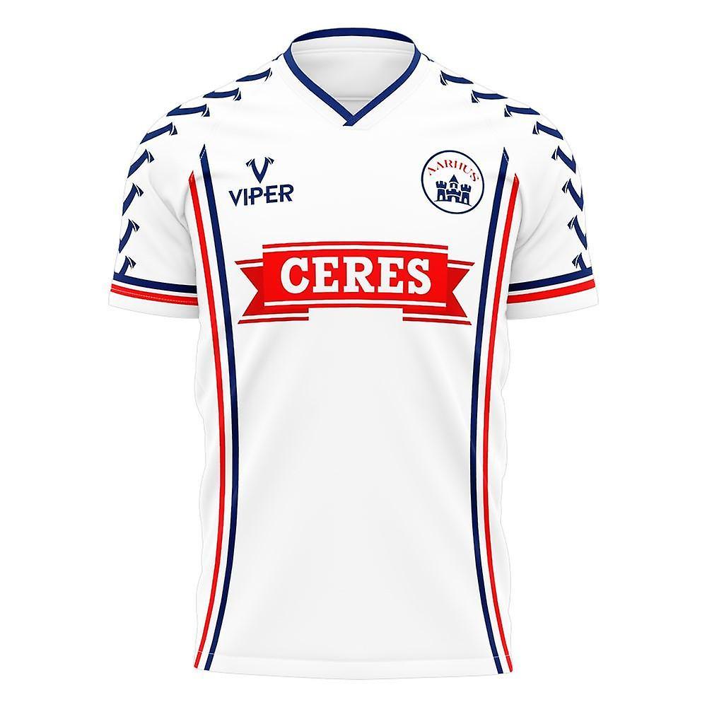 Viper Sportswear Aarhus 2024-2025 Home Concept Football Kit (Viper) White S