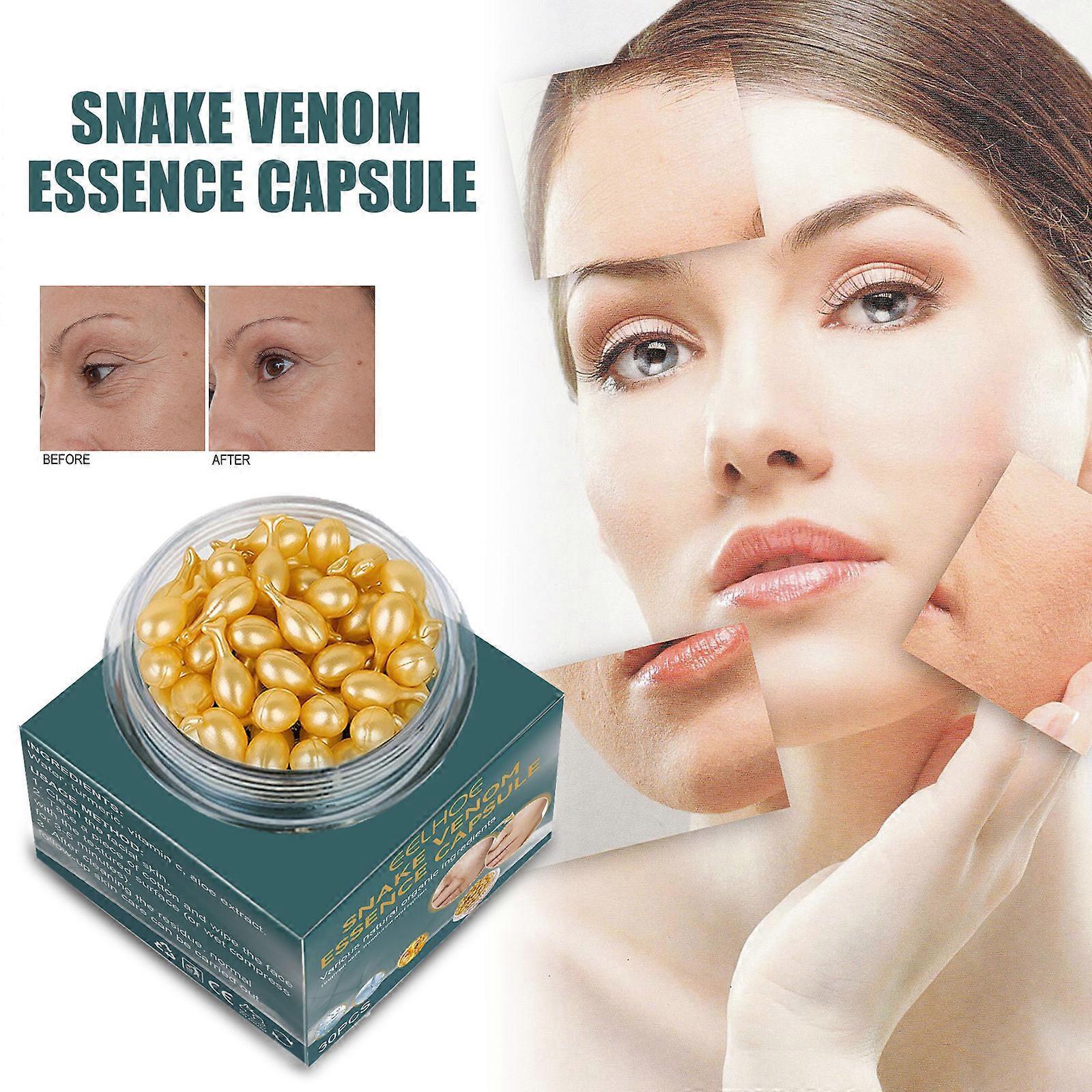 Kakanwo Snake Venom Anti-Aging Essence Capsule 30Ml Clearance Promotion Yellow One Size