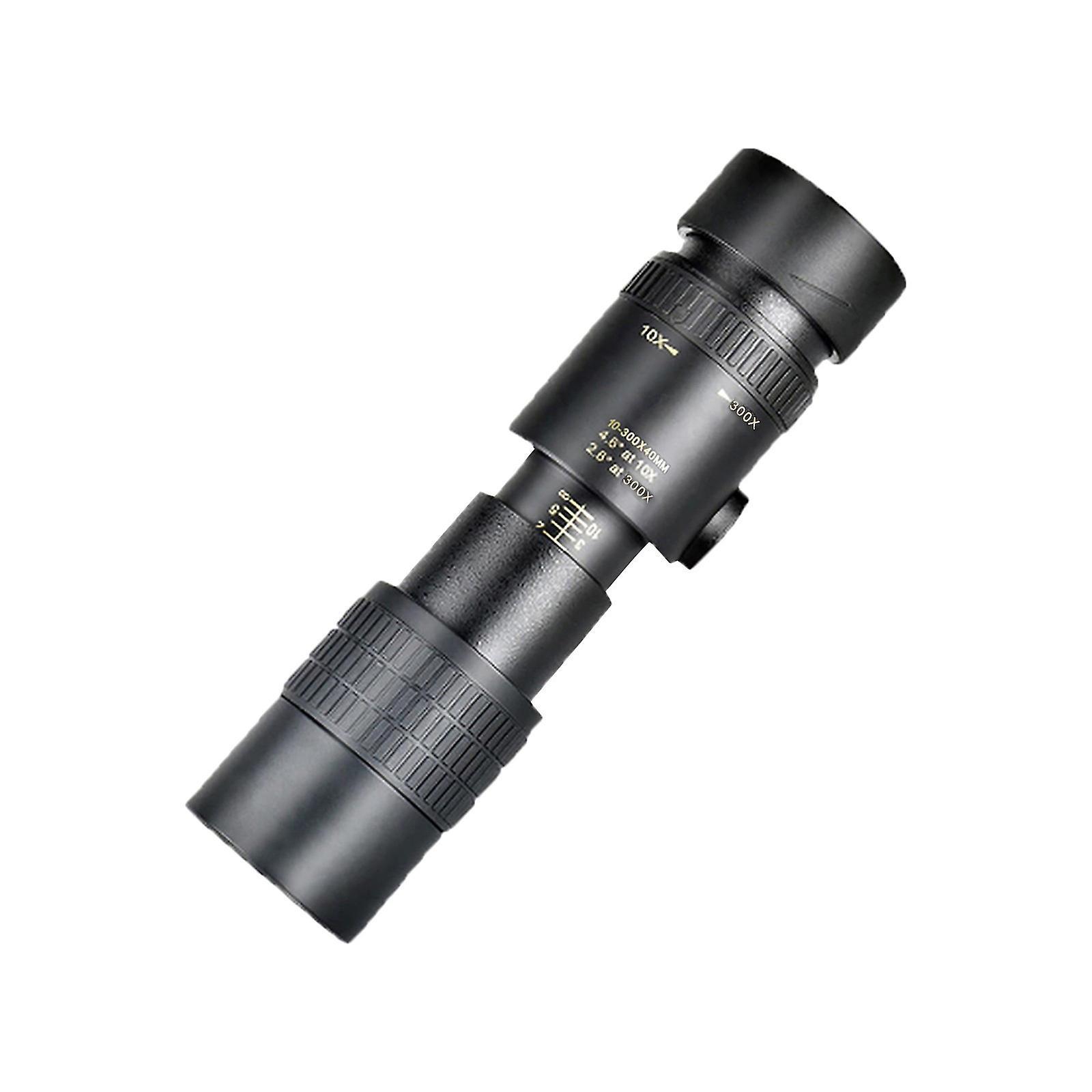 Gaowang Monocular 10-300x30 High Zoom Low Light Level Night Vision Outdoor Travel Telescope Portable As shown