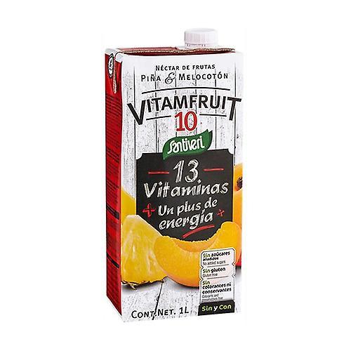 Santiveri Vitamfruit 10 Pineapple and Peach Juice 1 L (Peach - Pineapple)